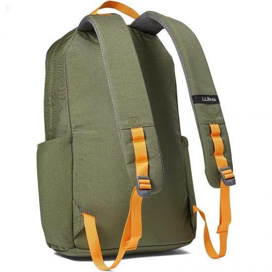 L.L.Bean Mountain Classic Cordura Pack Deep Olive/Nectarine ID-MoQbffa1