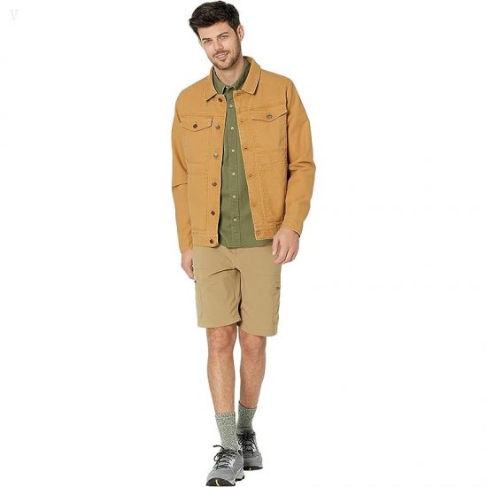 L.L.Bean BeanFlex Utility Trucker Jacket Regular Marsh Brown ID-YWFGqhEW