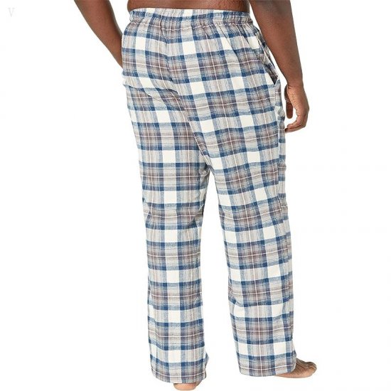 L.L.Bean Scotch Plaid Flannel Pajamas Tall Indigo Tartan ID-dPrYeTHv