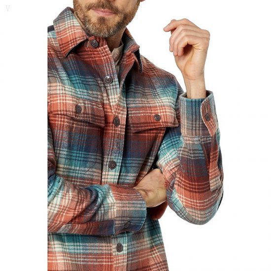 L.L.Bean Signature Chamois Print Mariner Blue Plaid ID-dH4E9oiH
