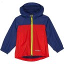 L.L.Bean Discovery Rain Jacket Color-Block (Toddler) Lobster Red/Dark Royal Blue ID-uQt8UU98