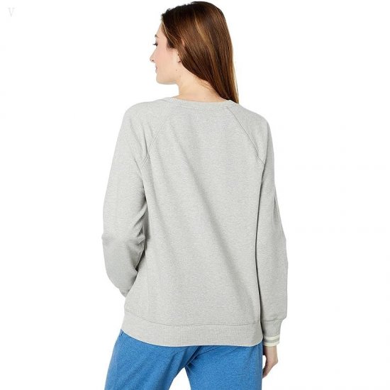 L.L.Bean 24/7 Sweats Crew Light Gray Heather ID-57cqLROc