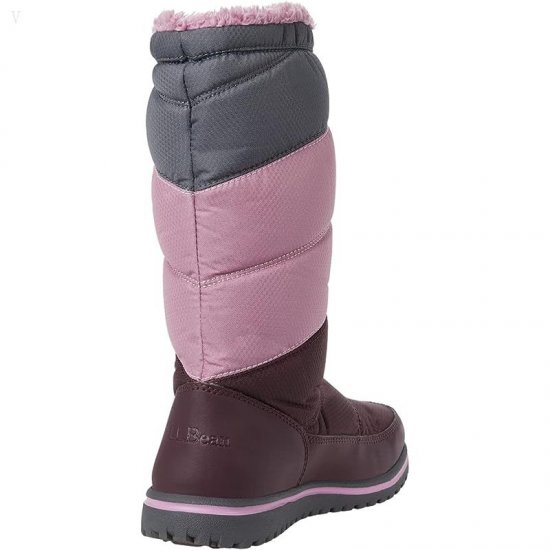 L.L.Bean Ultralight Water Resistant Snow Boot Tall (Toddler/Little Kid/Big Kid) Dark Plum/Mauve Berry ID-Q9s94TYB