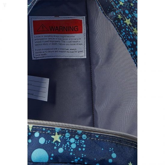 L.L.Bean Kids Original Backpack Print Nautical Navy Night Star ID-FqnqTW9G