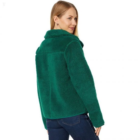 L.L.Bean Bean\'s Sherpa Fleece Jacket Emerald Spruce ID-EKasibJ5
