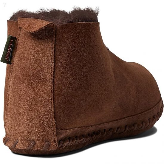 L.L.Bean Wicked Good Slipper Chocolate Brown ID-3imYr2Aj