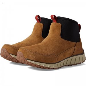 L.L.Bean Snow Sneaker 5 Boot Ankle Pull-On Water Resistant Insulated Dark Cocoa ID-oWuxlomL