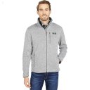 L.L.Bean Sweater Fleece Full Zip Jacket Grey Heather ID-VJ9UOc7O