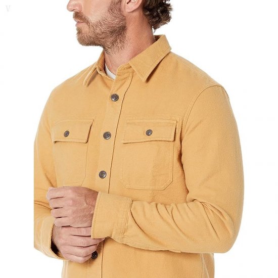 L.L.Bean Signature 1933 Chamois Cloth Shirt Barley ID-yNDWQIFW
