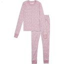 L.L.Bean Organic Cotton Fitted Pajamas (Big Kids) Mauve Berry Bears ID-ikEaiFGN