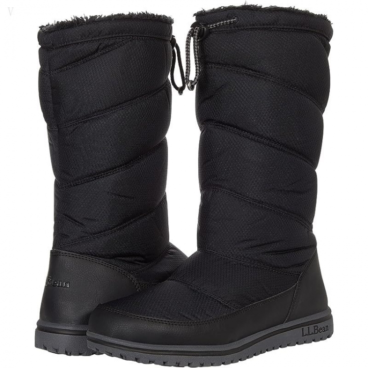 L.L.Bean Ultralight Water Resistant Snow Boot Tall (Toddler/Little Kid/Big Kid) Black ID-cmjTK7es - Click Image to Close