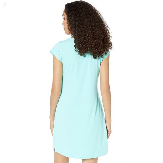 L.L.Bean Sunsmart UPF 50+ Cover-Up Dress Beach Glass ID-eW8JqFBu