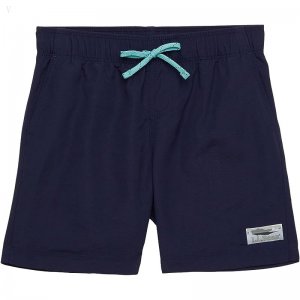L.L.Bean Stowaway Shorts (Big Kids) Navy ID-3IiLfQBX