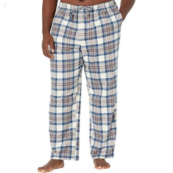 L.L.Bean Scotch Plaid Flannel Sleep Pants Tall Indigo Tartan ID-d32JiuIj