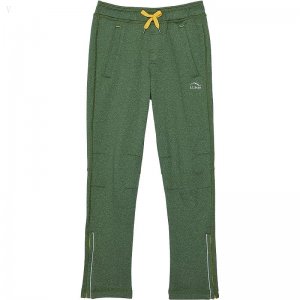 L.L.Bean Mountain Fleece Pants (Big Kids) Rainforest/Light Everglade Heather ID-vCTuZPwS