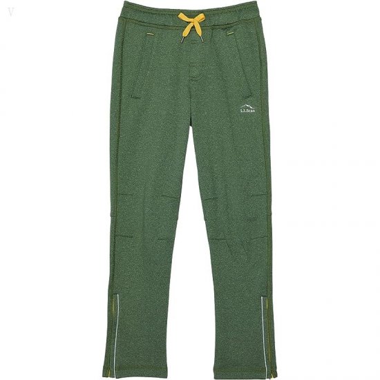 L.L.Bean Mountain Fleece Pants (Big Kids) Rainforest/Light Everglade Heather ID-vCTuZPwS