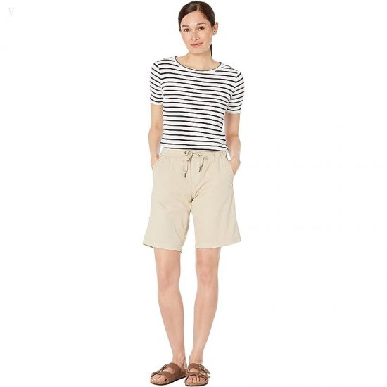 L.L.Bean Ripstop Pull-On Shorts Sandbar ID-Xgo4jH13