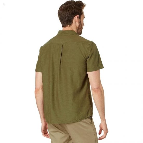 L.L.Bean Signature Summer Cotton Blend Short Sleeve Shirt Regular Sea Grass ID-Jx5pMYAJ