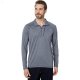 L.L.Bean Quick Dry Trail Tee 1/4 Zip Graphite ID-IUT144tb