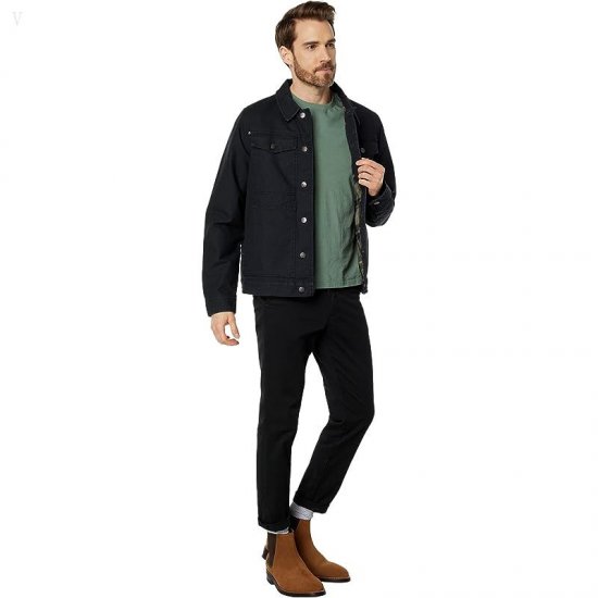 L.L.Bean BeanFlex Utility Trucker Jacket Regular Black ID-dthVhtB3