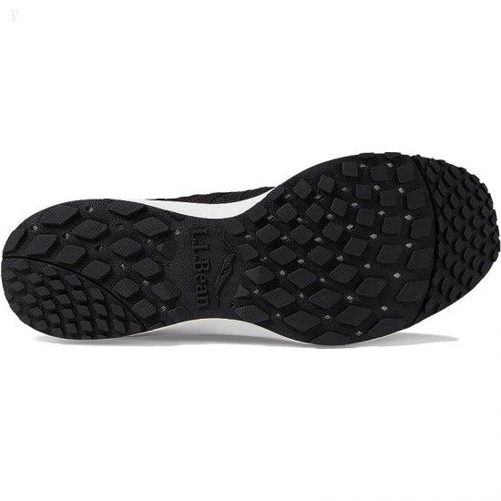 L.L.Bean Active Sport Shoe Knit Lace-Up Black ID-h95zxg39