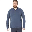 L.L.Bean Midweight Base Layer 1/4 Zip - Tall Carbon Navy ID-1wnRZe1L