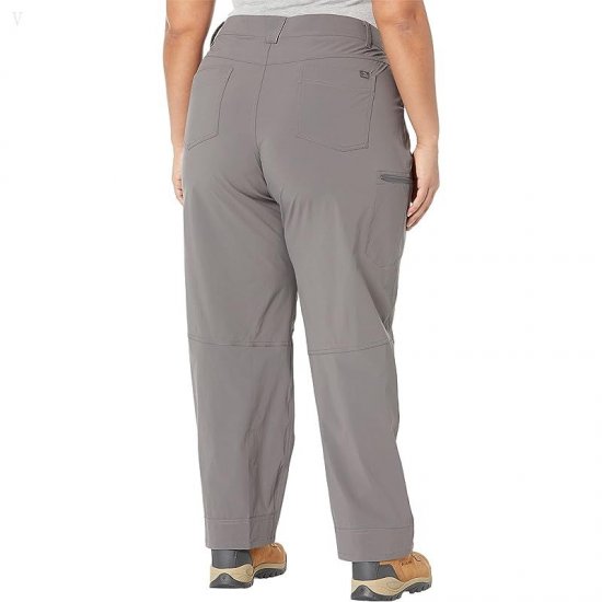 L.L.Bean Plus Size No Fly Zone Pants Dark Silt ID-RjFP5ocR