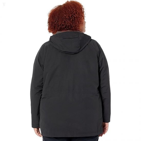 L.L.Bean Plus Size Mountain Classic Water Resistant Jacket Black ID-Gs4BE5co