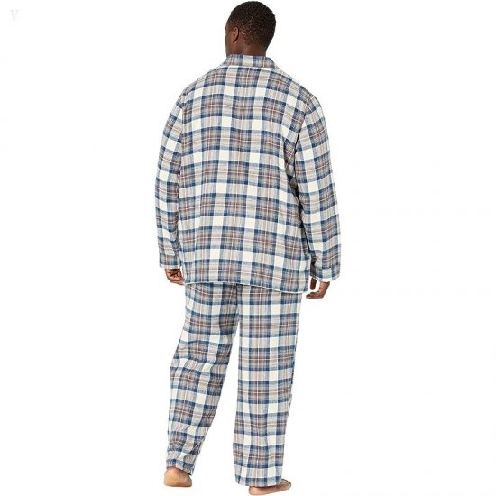 L.L.Bean Scotch Plaid Flannel Sleep Pants Tall Indigo Tartan ID-d32JiuIj