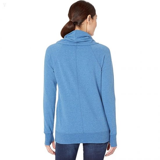 L.L.Bean Bean\'s Cozy Pullover Marine Blue Heather ID-cZoIataF