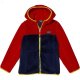 L.L.Bean Hi-Pile Fleece Color-Block (Little Kids) Dark Red/Bright Navy ID-SDaqZJJs