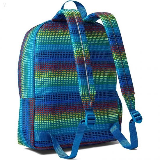 L.L.Bean Kids Original Backpack Print Cerulean Blue Dots ID-oHXfCPiE