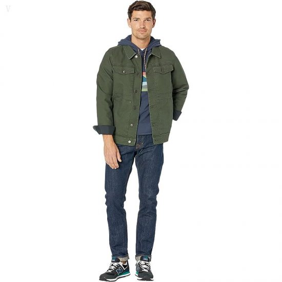 L.L.Bean BeanFlex Utility Trucker Jacket Regular Deep Loden ID-zOm5L3s9