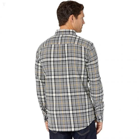 L.L.Bean Scotch Plaid Flannel Traditional Fit Shirt Bean of Freeport Gray ID-GYbcb5xO