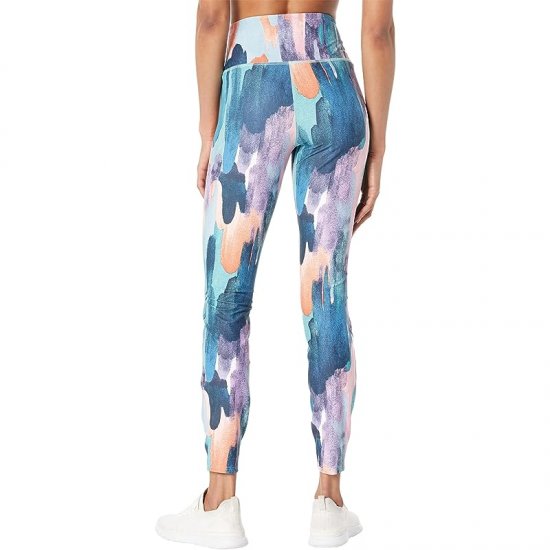 L.L.Bean Everyday Performance High-Rise 7/8 Leggings Prepare For Print Carbon Navy Paintbrush Camo ID-hGkIC0Zh