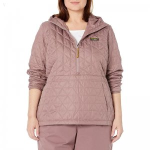 L.L.Bean Plus Size Katahdin Insulated Pullover Smoky Mauve ID-iyalK2p6