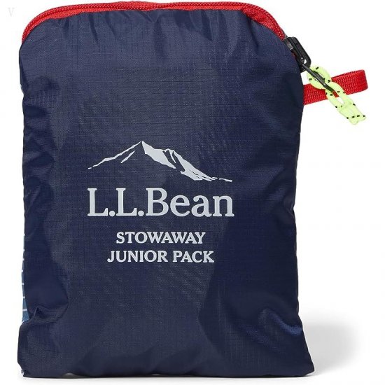 L.L.Bean Stowaway Pack (Little Kids/Big Kids) Bright Navy ID-DSlpVWNd