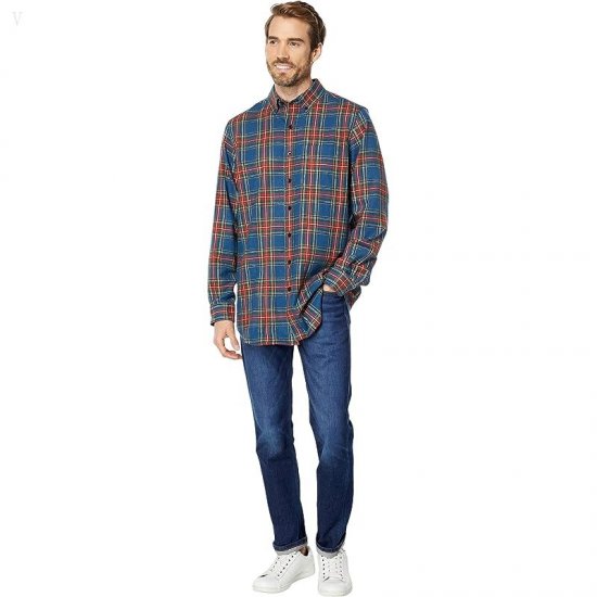 L.L.Bean Scotch Plaid Flannel Traditional Fit Shirt - Tall MacBeth Old Colours ID-fbsZYvRM
