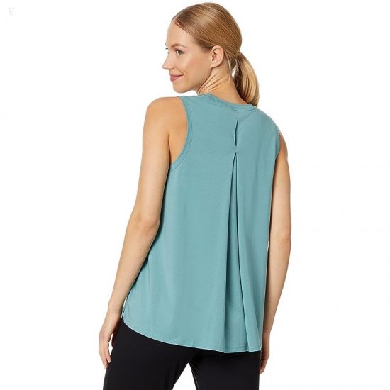 L.L.Bean Beyond Soft Pleat-Back Tank Sea Pine ID-fToIRE3E