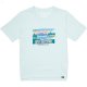 L.L.Bean Organic Short Sleeve Tee (Big Kids) Blue Haze Logo ID-kWNuu82N