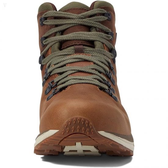 L.L.Bean Alpine Hiking Sneaker Leather Maple Brown/Dark Earth ID-qK9NbF8h