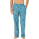 L.L.Bean Comfort Stretch Woven Sleep Pants Regular Light Teal Buddy The Dog ID-NpQJDHR6