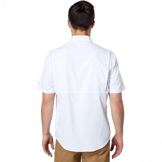 L.L.Bean Tropicwear Shirt Short Sleeve White ID-0aiiOM0e