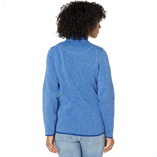 L.L.Bean Bean\'s Sweater Fleece Full Zip Jacket Arctic Blue ID-wPGxisrd