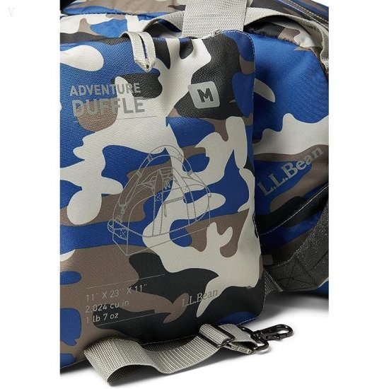 L.L.Bean Adventure Duffel Medium Ocean Blue Camo ID-h5r2vSGU