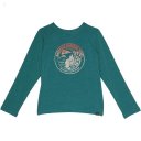 L.L.Bean Everyday Sun Smart Long Sleeve Tee (Little Kids) Warm Teal National Parks ID-ocaPBTPr