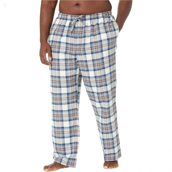 L.L.Bean Scotch Plaid Flannel Pajamas Tall Indigo Tartan ID-dPrYeTHv