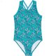 L.L.Bean Watersports Swim One-Piece (Big Kids) Teal Blue Butterfly ID-kLbVfQ8T