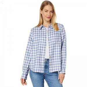 L.L.Bean Feather Soft Twill Shirt Long Sleeve Larkspur ID-UCNjSPvJ