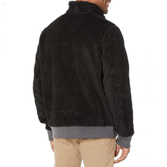 L.L.Bean Bean\'s Sherpa Fleece Jacket Regular Black/Alloy Gray ID-edTLsyoe